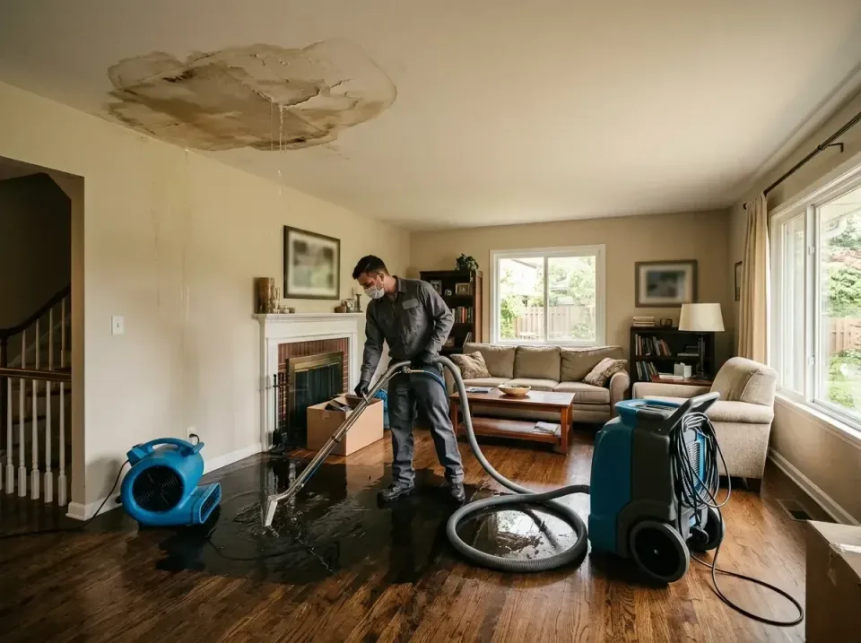 attic-pipe-burst-ceiling-drip-008 — frequently asked questions, Water Damage Restoration & Carpet Care in Bloomington, MN